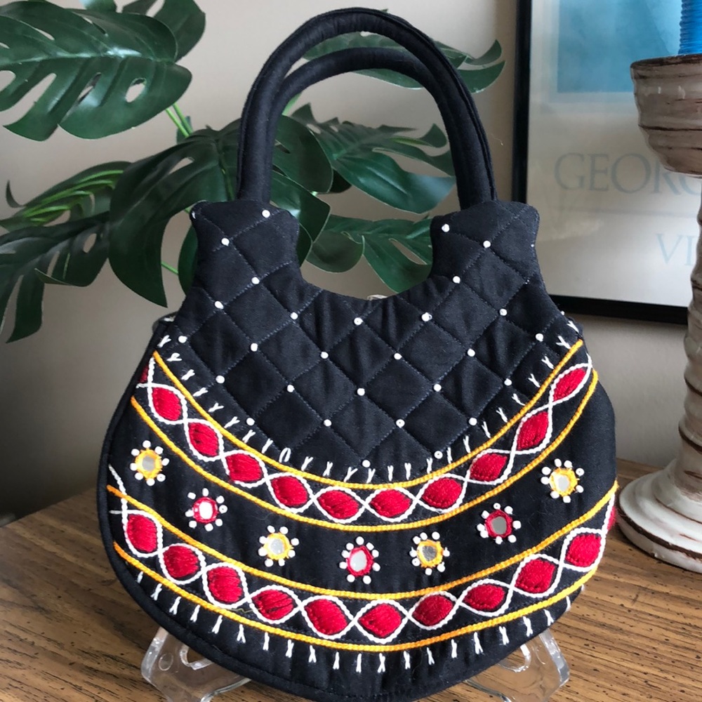 Embroidered Handbag